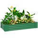 image 1 of Outsunny Galvanised Raised Garden Bed, 180x90x30cm Raised Planter, Green 