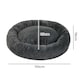 image 8 of Skylos Dog Bed Donut Cushion Plush Calming Washable Large Pet Beds Grey | Grey | 110 x 85cm | One Size