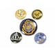 image 1 of Harry Potter Badge Set (Set Of 5) - Black/Blue/Yellow - One Size