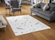image 2 of Cute Cartoon Feathers And Arrows In Boho Style Rug | Multi