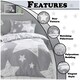 image 6 of VELVETIO Superstar Duvet Cover Set Soft Polycotton Reversible Kids Beddings Pink | Blush Pink | Double