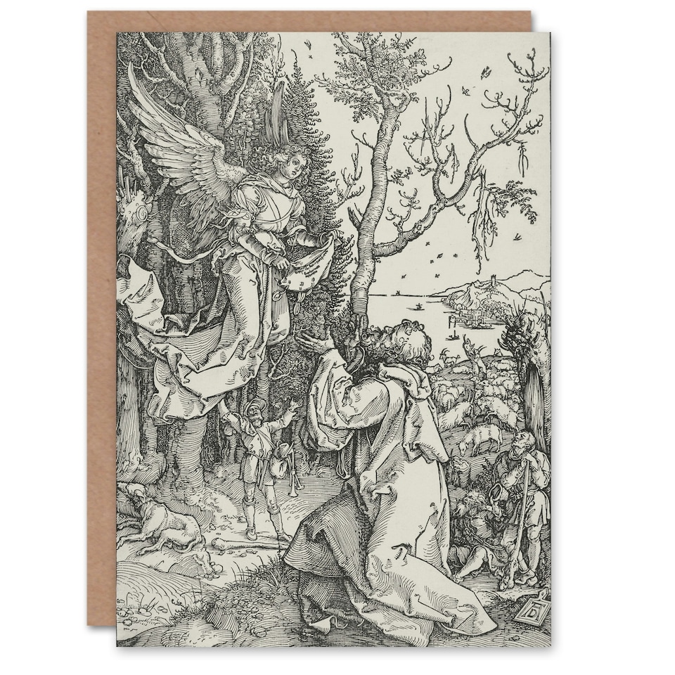 image 1 of Albrecht Durer Art Card Life of the Virgin Joachim and the Angel