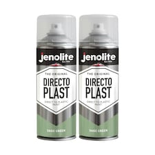 Jenolite Directoplast Multi-Surface Paint - Sage Green Gloss - 400ml Spray Can - 2-Pack