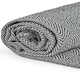 image 2 of Herringbone Throw 90 X 100" - Silver