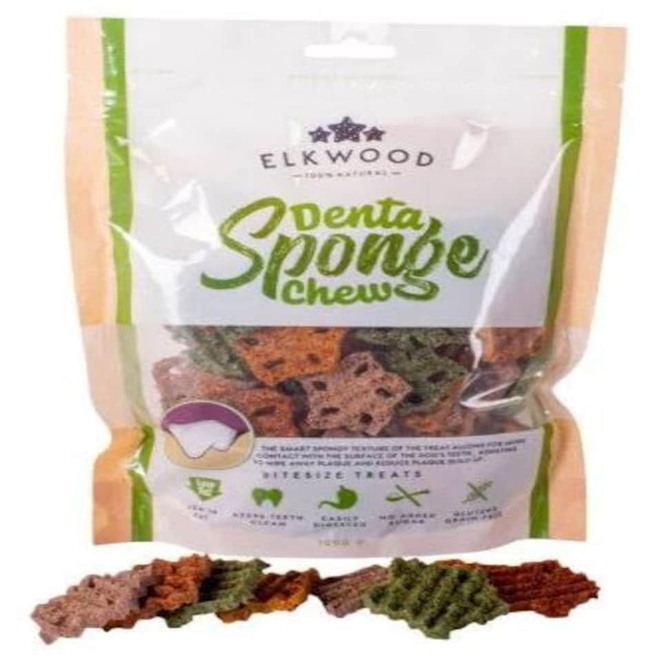 image 1 of Elkwood Sponge Dental Training Treats 100g (Pack of 10)