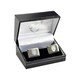 image 2 of Arsenal FC Boxed Stainless Steel Cufflinks - Silver - One Size