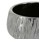 image 4 of Hesper Small Silver Ceramic Planter Silver
