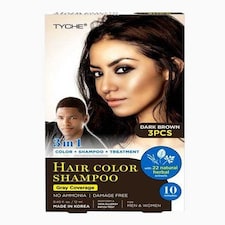 NICKA K NEWYORK Tyche 3IN1 Hair Color Shampoo Dark Brown 12ml