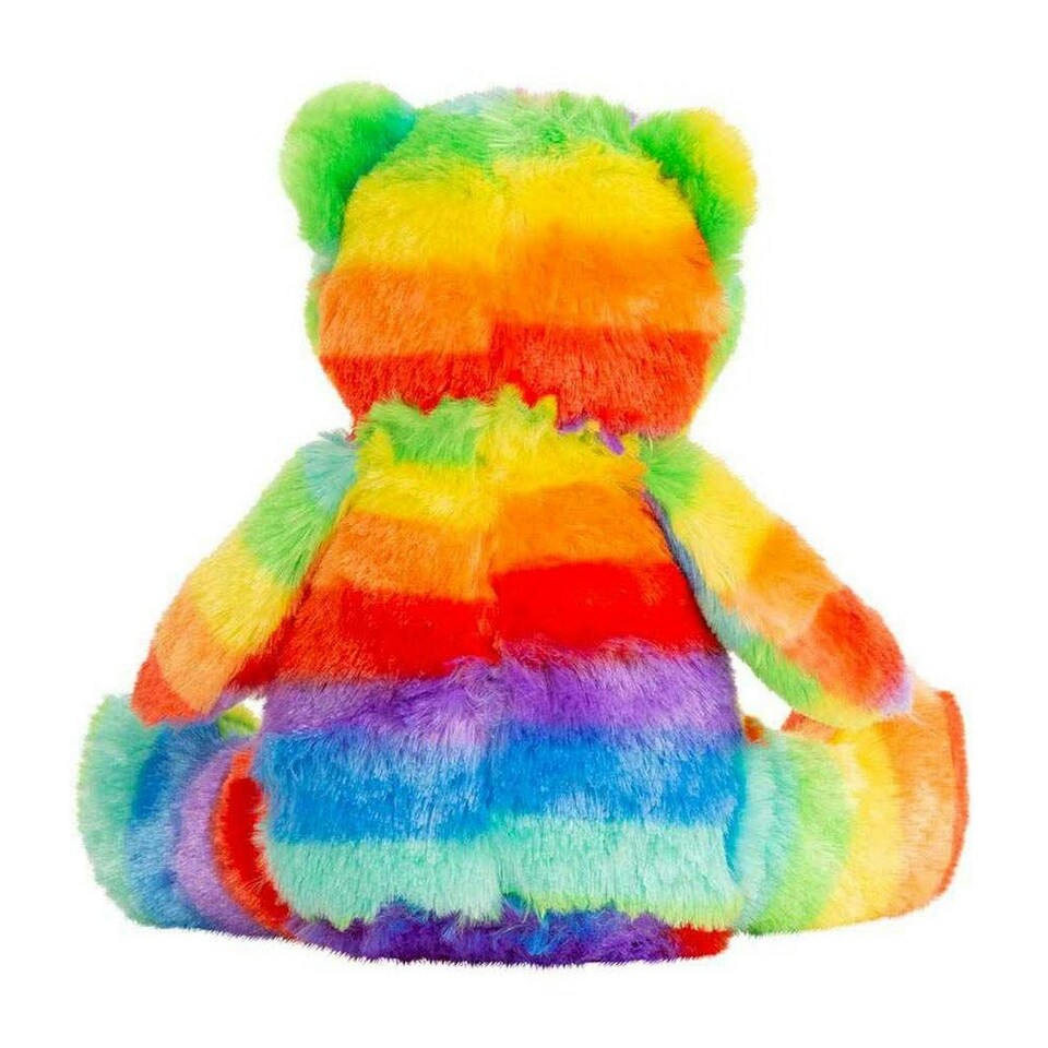 image 1 of Mumbles Zipped Rainbow Bear Plush Toy - Multicoloured - One Size