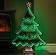 image 2 of 60cm Infinity Standing Christmas Tree on Metal Base with Green LEDs