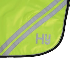 Hy Reflective Mesh Horse Exercise Sheet - Yellow - 4´ 9"