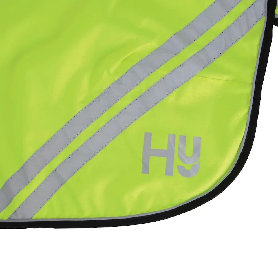 Hy Reflective Mesh Horse Exercise Sheet - Yellow - 4´ 9"