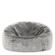 image 7 of Fluffy Giant Bean Bag Chair Adult - Grey with Bean Bag Filling | Grey | Arctic Wolf Grey | 1