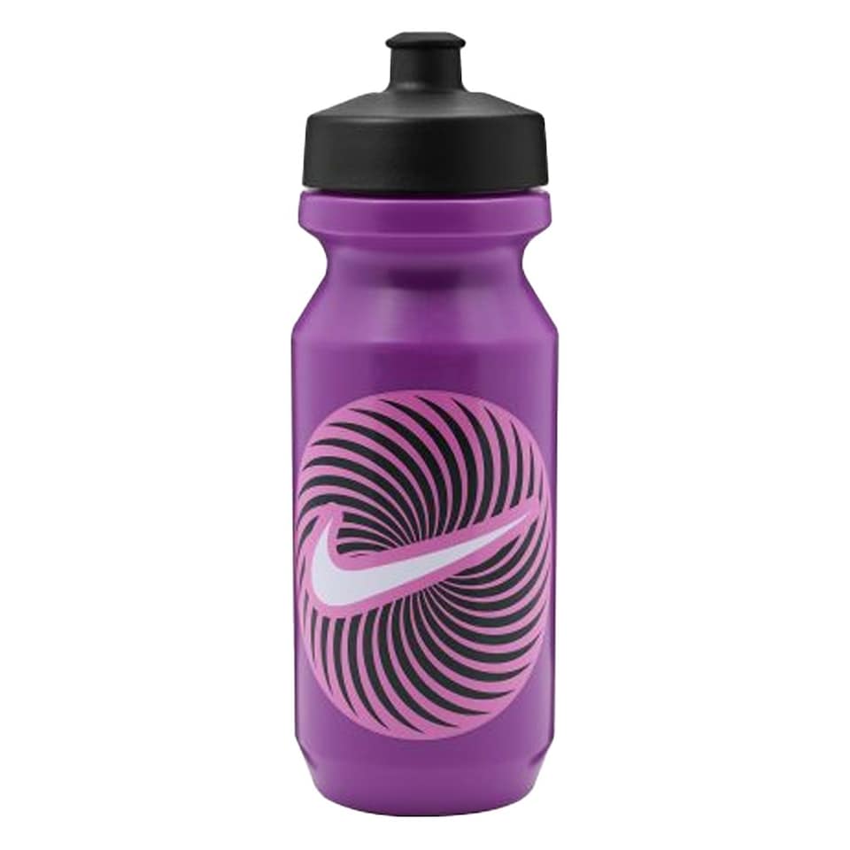 image 1 of Nike Big Mouth Graphic Sports Bottle - Purple/Black - One Size