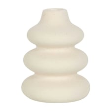 Something Different Wave Vase - Cream - One Size