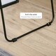 image 5 of HOMCOM Full Length Mirror Floor Standing or Wall-Mounted, Dressing Mirror, Black