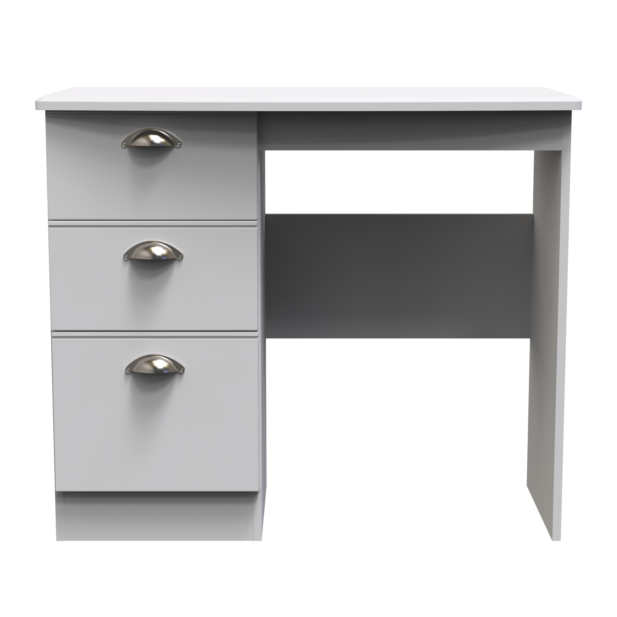 Albert 3 Drawer Vanity in Grey Matt