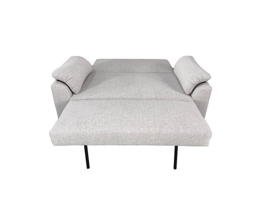 image 1 of Vico 2 Seater Sofa Bed in Grey, Silver or Beige | Silver | One Size