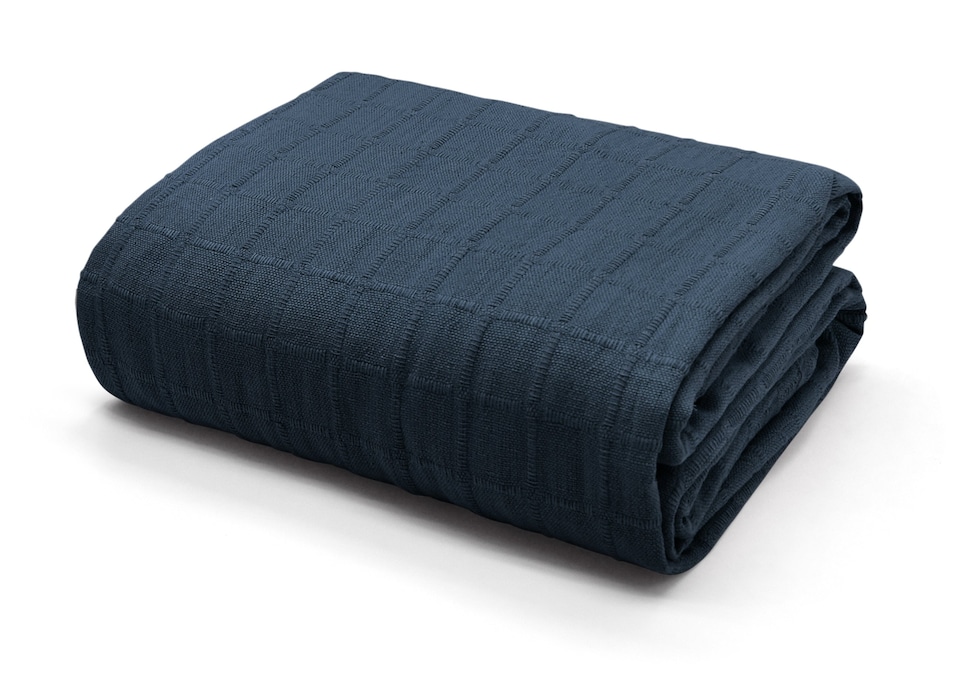 image 1 of Velosso Batten Check Throw 100% Cotton
