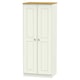 image 8 of Albert Double Wardrobe in Cream Ash & Riviera Oak (Ready Assembled) | Cream | Cream Ash & Riviera Oak
