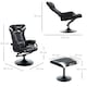image 7 of Vinsetto Video Gaming Chair with Footrest and Lumbar Support, Grey