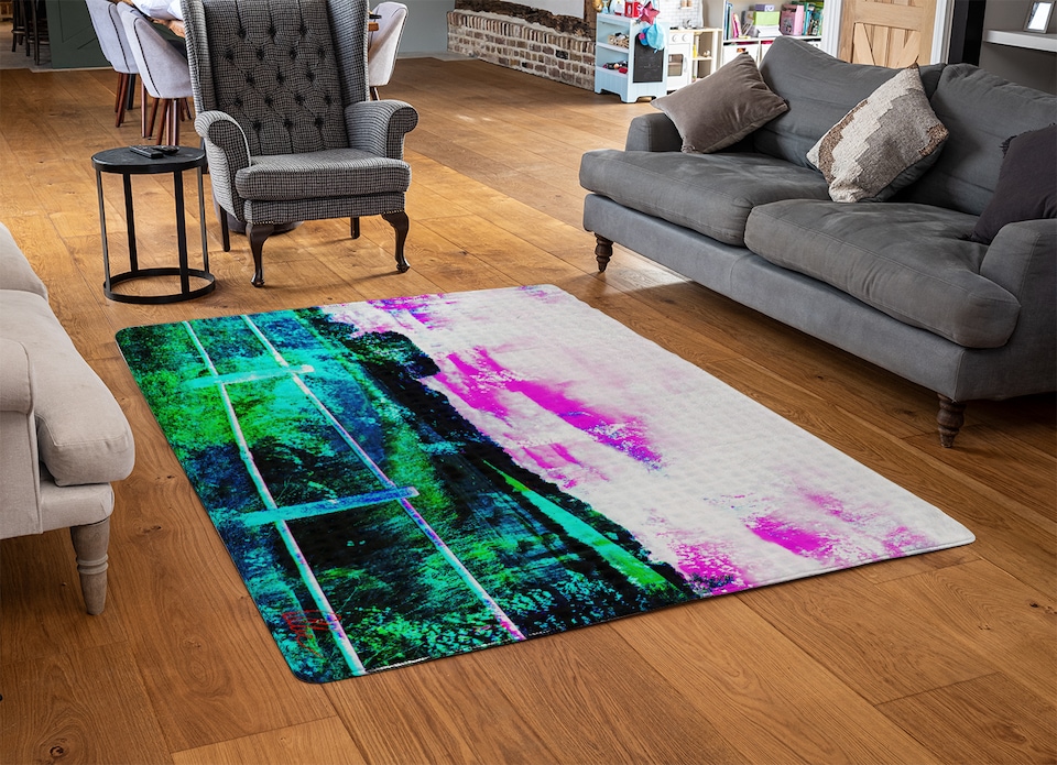 image 1 of Fluorescent Countryside Rug | Multi