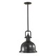 image 1 of Parker Place 1 Light Dome Ceiling Pendant Dark Bronze, E27