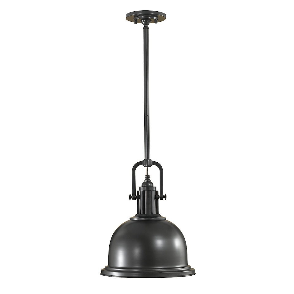image 1 of Parker Place 1 Light Dome Ceiling Pendant Dark Bronze, E27
