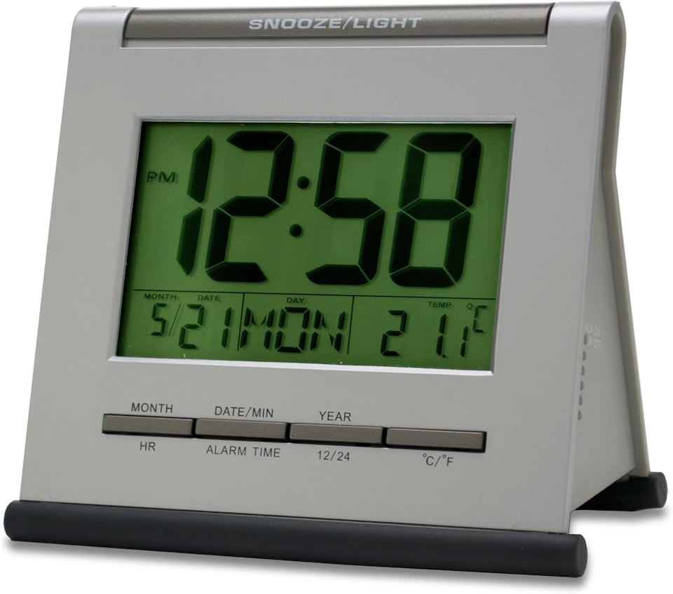 image 1 of Acctim Apex Digital Alarm Clock Smartlite Crescendo Alarm Date & Temperature Display