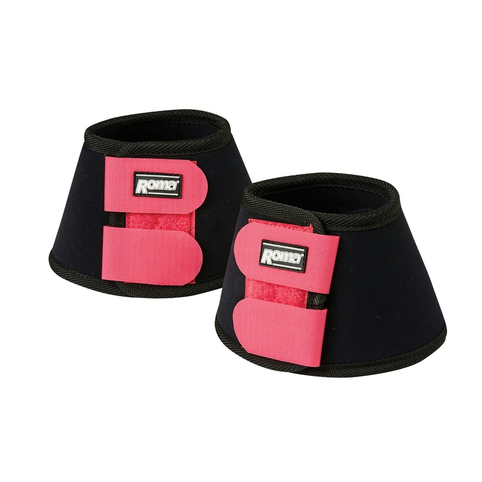 Roma Neoprene Bell Boots II - Black/Pink - Pony