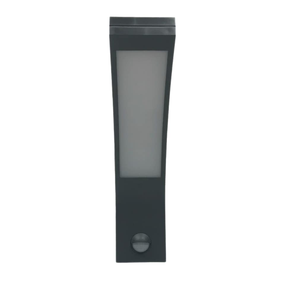 image 1 of CGC PARIS Grey LED Curved Outdoor Wall Light With Motion Sensor Grey