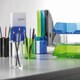image 2 of Durable Trend Pen Cup - Translucent Light Green