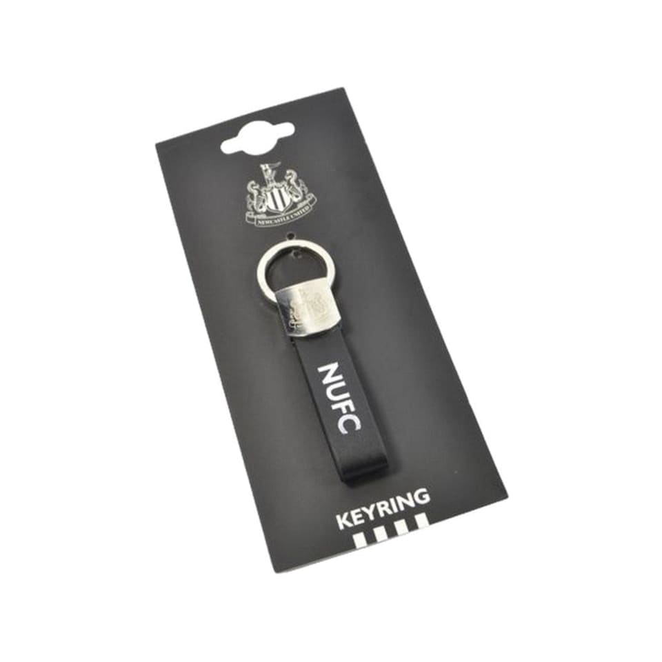 image 1 of Newcastle United FC Strappy Keyring - Black - One Size