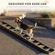 image 3 of PawHut Foldable Dog Ramp for Car, Non-Slip Dog Stairs for SUVs Truck, Black