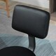 image 8 of HOMCOM Adjustable Swivel Salon Chair Padded Seat Back 5 Wheels Black