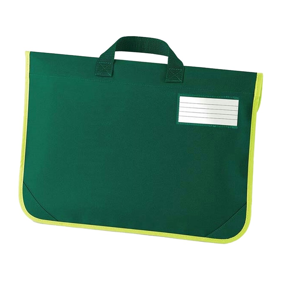 image 1 of Quadra Enhanced-Vis Book Bag - 4 Litres - Bottle Green - One Size Green