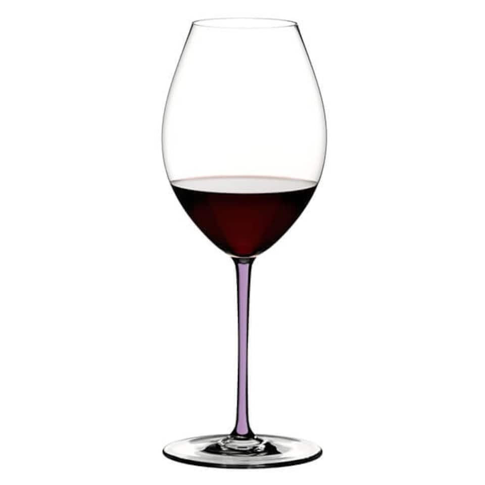 image 1 of Riedel Hand Made Fatto a Mano Old World Syrah Wine Glass Violet