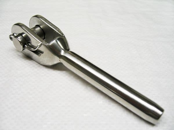 Mini Swage Fork Terminal Stainless Steel 4MM (Jaw Wire Rope Cable Rigging)