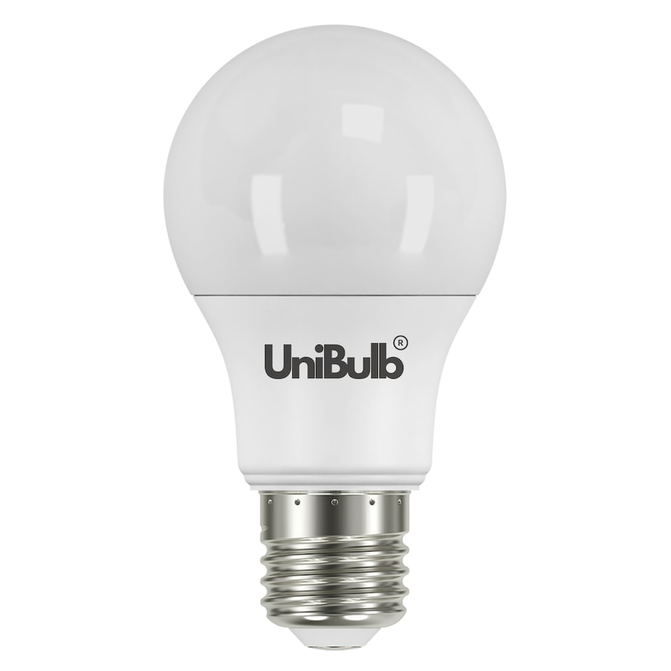 image 1 of UniBulb LED GLS E27 470lm 4.2W 2700K (Warm White) Light Bulb - Pack of 2