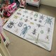 image 4 of big set of insects bugs beetles and bees many species in vintage old hand drawn style (Rug) Multi | S