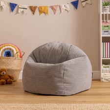 Kids High Rest Beanbag Corduroy Light Grey | Grey | Grey | 1