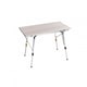 image 2 of Oypla 3ft Adjustable Portable Folding Outdoor Aluminium Camping Kitchen Work Top Table Silver