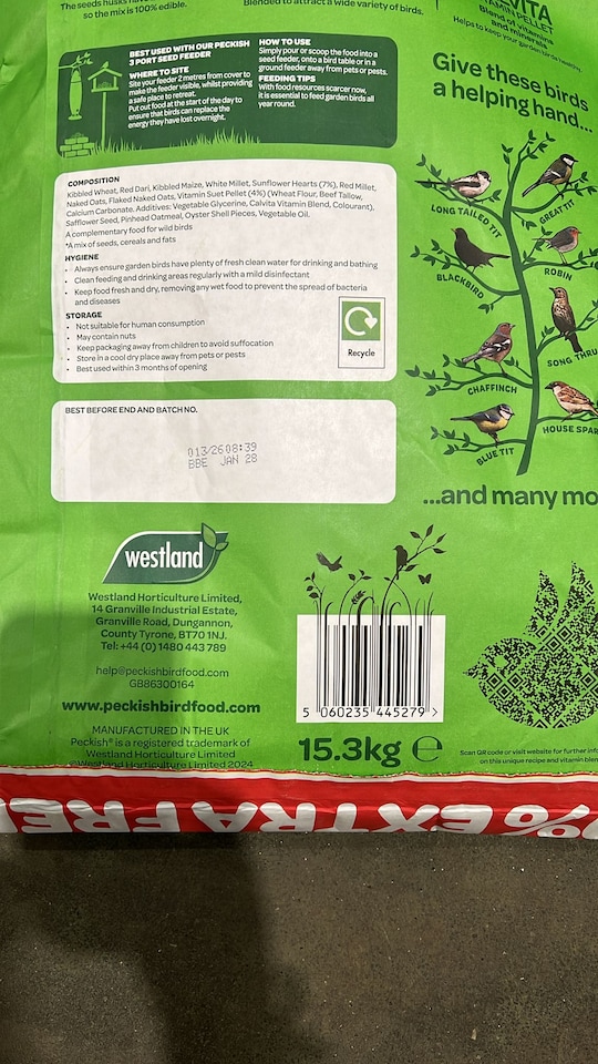 image 1 of Peckish Complete Seed & Nut Mix 12.75kg