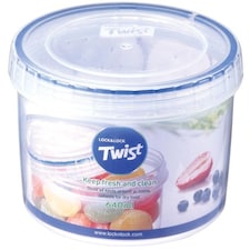 Lock & Lock Round Twist Lock Detail Food Container - Clear - One Size