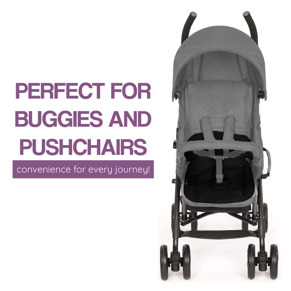image 1 of Lynmark Potty Training Car Seat Protector Cover with Middle Buckle Hole | Black | Grey | Universal | 2