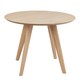 image 2 of Townsville Round Dining Table in White and Oak