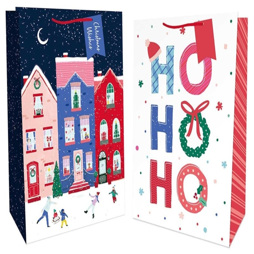 image 1 of Single Christmas Contemporary Design Extra Large Gift bag