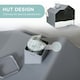 image 2 of PawHut Hooded Cat Litter Tray w/ Scoop, Drawer Pan, Handle, Deodorants