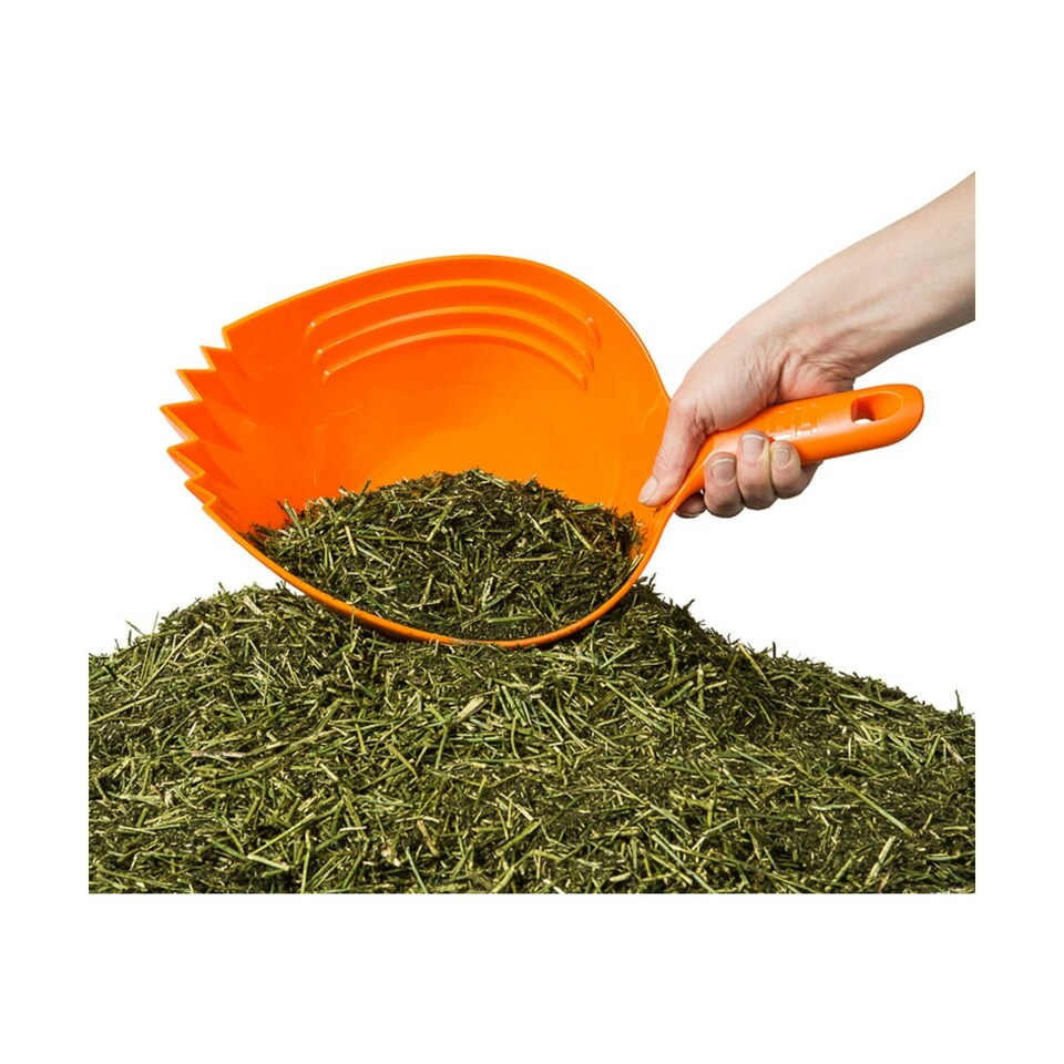Parallax Plastics Ltd Shark Skup Horse Feed Scoop - Orange - One Size