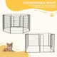 image 3 of PawHut 8 Panels Heavy Duty Puppy Play Pen for Large, Medium Dogs 100Hcm